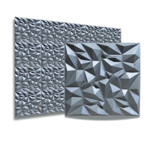 3D Wall Panel Gray